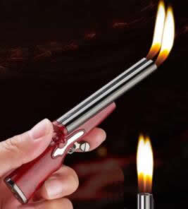 Gun cigarette holder and lighter price