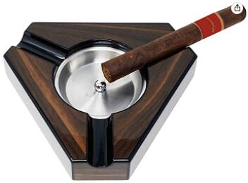 Prestige Import Group - Triangular Maple Lacquer Ashtray